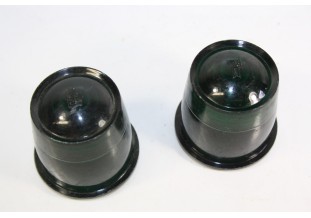 PAIRE DE CABOCHONS DE FEU VERT PK LMP 268...AUTOS UTILITAIRES CARAVANES DIVERS
