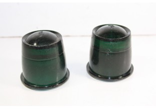 PAIRE DE CABOCHONS DE FEU VERT PK LMP 268...AUTOS UTILITAIRES CARAVANES DIVERS