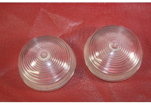 PAIRE DE CABOCHONS DE FEUX AVANT SEIMA...AUTOS ANCIENNES / COLLECTIONS DIVERS