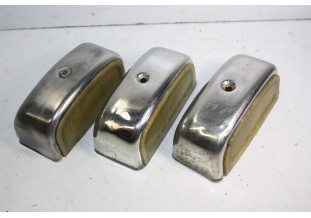 LOT DE 3 CABOCHONS D'ECLAIREURS DE PLAQUE SEIMA 121-853...CITROEN 2CV AK MEHARI HY AMI 6/8