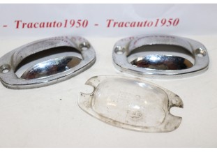 PAIRE DE CABOCHONS D'ECLAIREUR DE PLAQUE AR HELLA...VW OPEL FORD A...