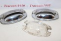 PAIRE DE CABOCHONS D'ECLAIREUR DE PLAQUE AR HELLA...VW OPEL FORD A...