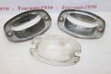PAIRE DE CABOCHONS D'ECLAIREUR DE PLAQUE AR HELLA...VW OPEL FORD A...