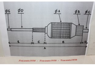 INDUIT DE MOTEUR D'ESSUIE GLACE SEV MARCHAL 73202 6V...AUTOS ANCIE...