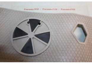 CACHE PROTEGE RADIATEUR DE CALANDRE REF 742...RENAULT R4 R4 FOURGON...