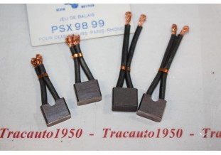 CHARBONS PSX 98-99 POUR DEMARREUR PARIS RHONE...504 D J7 D ESTAFETT...