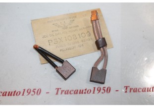 CHARBONS PSX 108-109 POUR DEMARREUR 12V PARIS RHONE...2CV AMI DYANE...