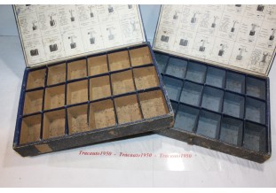 LOT DE 2 COFFRETS GARAGISTE LE CARBONNE LORRAINE POUR CHARBONS DUCE...