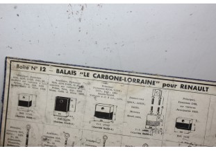 LOT DE 2 COFFRETS GARAGISTE LE CARBONNE LORRAINE POUR CHARBONS RENA...