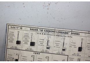 LOT DE 2 COFFRETS GARAGISTE LE CARBONNE LORRAINE POUR CHARBONS SAEG...