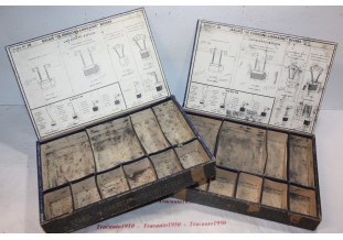 LOT DE 2 COFFRETS GARAGISTE LE CARBONNE LORRAINE POUR CHARBONS LAVA...