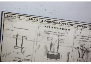 LOT DE 2 COFFRETS GARAGISTE LE CARBONNE LORRAINE POUR CHARBONS LAVA...