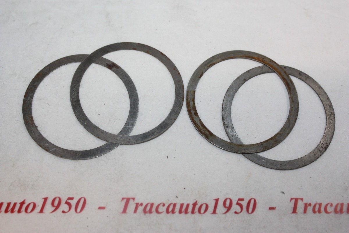 LOT DE 4 RONDELLES DE REGLAGE EP/0,2-0,7mm MOTEUR/BV...RENAULT CITR...