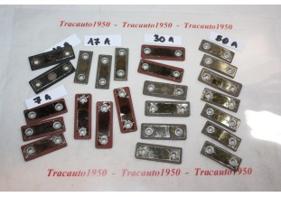 LOT DE 24 FUSIBLES FIBRE/MICA AMPERAGES DIVERS...AUTOS ANCIENNES DI...