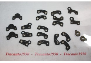 LOT DE 21 FUSIBLES FIBRES SPECIAUX AMPERAGES DIVERS...AUTOS ANCIENN...