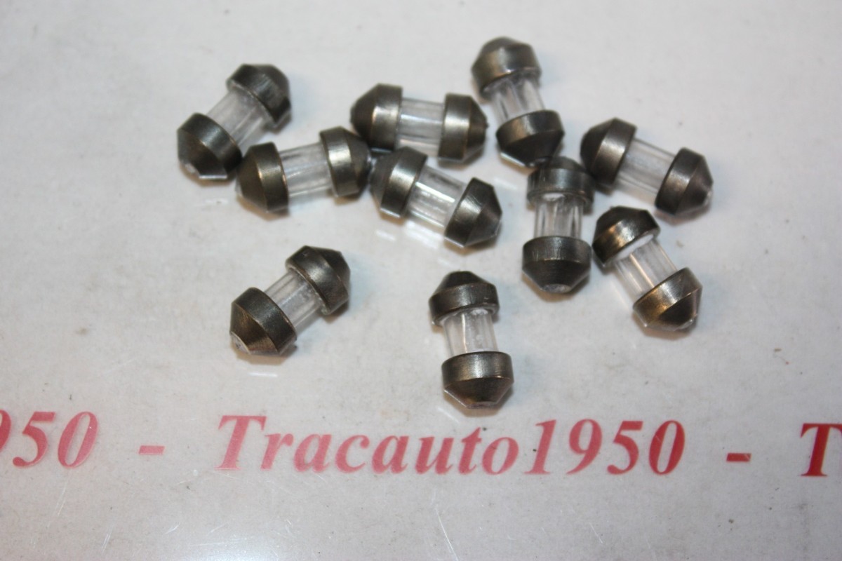 LOT DE 10 FUSIBLES AUTOS 20 AMPERES 17x8mm...AUTOS ANCIENNES DIVERS...