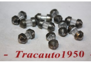 LOT DE 10 FUSIBLES AUTOS 20 AMPERES 17x8mm...AUTOS ANCIENNES DIVERS...