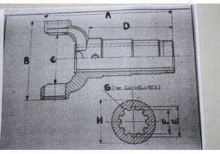 BLOC CARDAN DE DIRECTION OU SUSPENSION MORINIERE 4231...RENAULT KZ 7 / 8