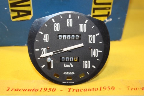 COMPTEUR DE VITESSE ET KM BITOTALISATEUR JAEGER 160km/h...RENAULT R...