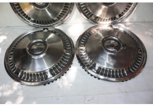 JEU DE 4 ENJOLIVEURS DE ROUE D/325mm...AUTOS ANCIENNES COLLECTIONS