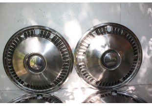 JEU DE 4 ENJOLIVEURS DE ROUE D/325mm...AUTOS ANCIENNES COLLECTIONS