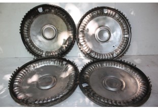 JEU DE 4 ENJOLIVEURS DE ROUE D/325mm...AUTOS ANCIENNES COLLECTIONS