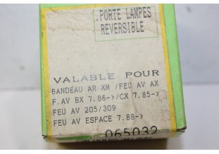 PAIRE DE PORTE AMPOULE VALEO 1156...CITROEN BX CX PEUGEOT 205 309 RENAULT ESPACE