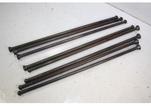 JEU DE 8 TIGES DE CULBUTEURS MOTEUR PERFO L/252mm...CITROEN TRACTION 7/11CV