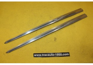 JEU DE 2 BAGUETTES ENJOLIVEURS DE CARROSSERIE L/445mm...AUTOS ANCIENNES DIVERS