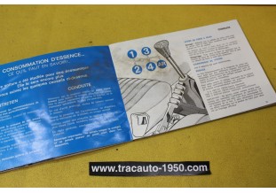 NOTICE D'UTILISATION OU LIVRET DE BORD...SIMCA TALBOT HORIZON