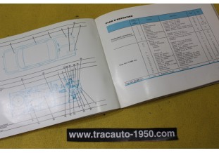 NOTICE D'UTILISATION OU LIVRET DE BORD...SIMCA TALBOT 1500