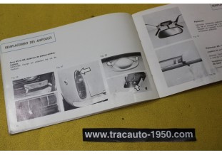 NOTICE D'UTILISATION OU LIVRET DE BORD...SIMCA TALBOT 1301-1501