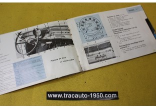 NOTICE D'UTILISATION OU LIVRET DE BORD...SIMCA TALBOT 1301L-1501L