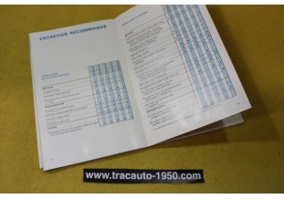 NOTICE D'UTILISATION OU LIVRET DE BORD...SIMCA TALBOT 1100