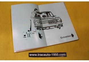 NOTICE D'UTILISATION OU LIVRET DE BORD...SIMCA TALBOT 1100