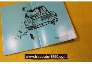 NOTICE D'UTILISATION OU LIVRET DE BORD...SIMCA TALBOT 1100