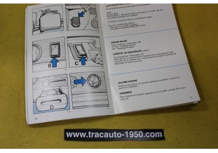 NOTICE D'UTILISATION OU LIVRET DE BORD...SIMCA TALBOT 1100