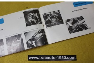 NOTICE D'UTILISATION et CARNET DE GARANTIE...SIMCA TALBOT 1500