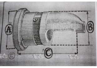 NEZ DE DEMARREUR CITROEN ALU RTG 110 D/82,4mm...CITROEN TRACTION 7/...