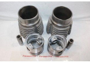 JEU DE CHEMISES/PISTONS MOTEUR CITROEN 602cm3...2CV 6