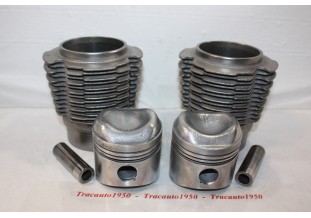 JEU DE CHEMISES/PISTONS MOTEUR CITROEN 602cm3...2CV 6