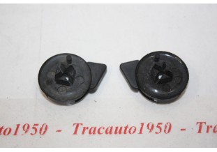 PAIRE DE BOUTONNIERES D'ACCROCHE DE GLACE MOBILE D/G...CITROEN 2CV