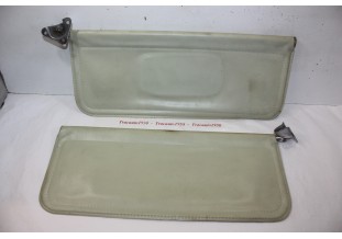 PAIRE DE PARE SOLEIL GRIS D/G L/410mm...CITROEN ID DS avant 1969