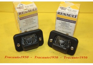 PAIRE D'ECLAIREURS DE PLAQUE DE POLICE SEIMA 41300...R15 R17 depuis 1976