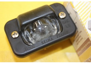 PAIRE D'ECLAIREURS DE PLAQUE DE POLICE SEIMA 41300...R15 R17 depuis 1976