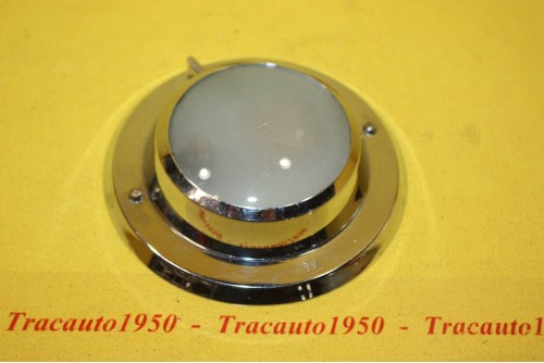 PLAFONNIER COMPLET BLANC OPALIN BV D/114mm...AUTOS ANCIENNES DIVERS