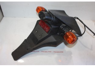 ENSEMBLE GARDE BOUE AR + FEUX + SUPPORT DE PLAQUE...KAWASAKI 750 Z 2004/2005