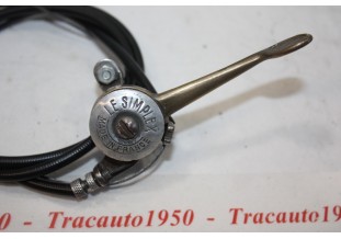 MANETTE A LEVIER SIMPLE avec CABLE LE SIMPLEX...VELOMOTEURS MOTOS ANCIENNES