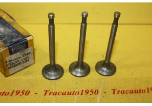 JEU DE 3 SOUPAPES D'ECHAPPEMENT FLOQUET S110 05469320...4CV DAUPHINE FLORIDE R4 4L