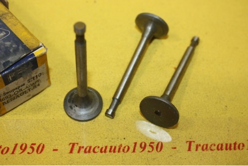 JEU DE 3 SOUPAPES D'ECHAPPEMENT FLOQUET S110 05469320...4CV DAUPHINE FLORIDE R4 4L